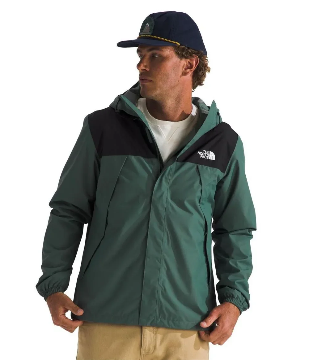 The North Face Antora Mountain Utility Rain Jacket Duck Green/Black Small